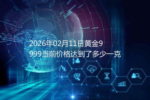 2026年02月11日黄金9999当前价格达到了多少一克
