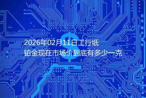 2026年02月11日工行纸铂金现在市场价到底有多少一克
