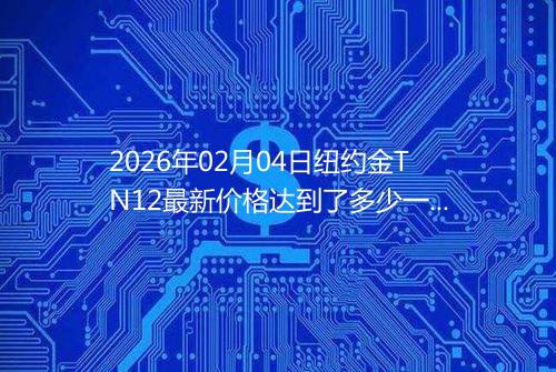 2026年02月04日纽约金TN12最新价格达到了多少一克
