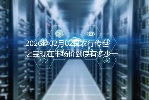 2026年02月02日农行传世之宝现在市场价到底有多少一克