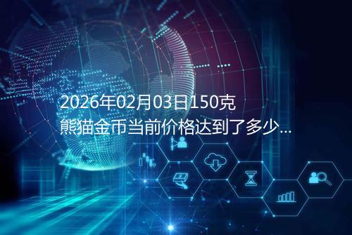 2026年02月03日150克熊猫金币当前价格达到了多少元一个