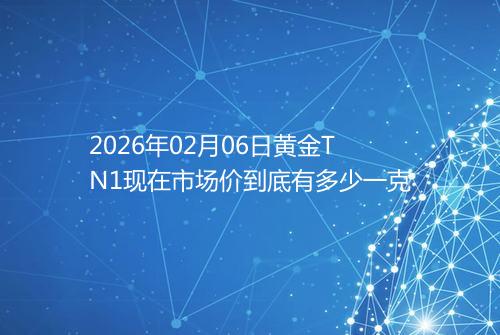 2026年02月06日黄金TN1现在市场价到底有多少一克