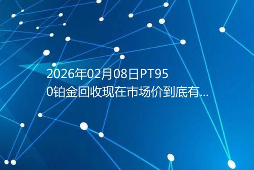 2026年02月08日PT950铂金回收现在市场价到底有多少元一克