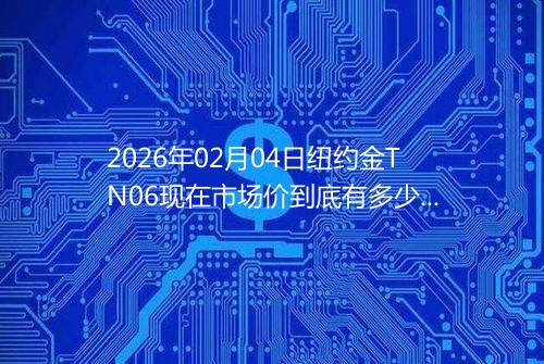 2026年02月04日纽约金TN06现在市场价到底有多少钱一克