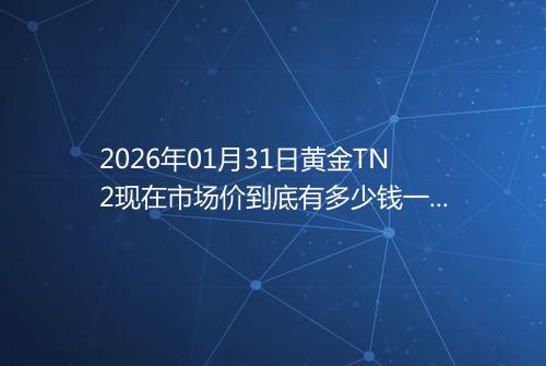 2026年01月31日黄金TN2现在市场价到底有多少钱一克