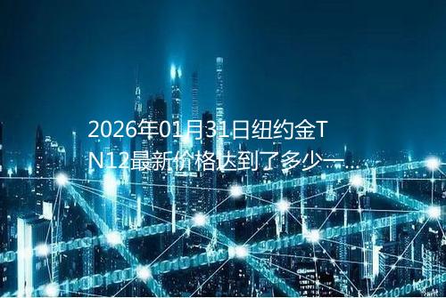 2026年01月31日纽约金TN12最新价格达到了多少一克