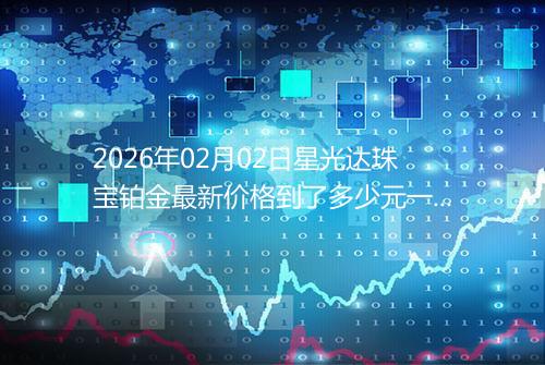 2026年02月02日星光达珠宝铂金最新价格到了多少元一克