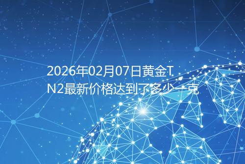 2026年02月07日黄金TN2最新价格达到了多少一克