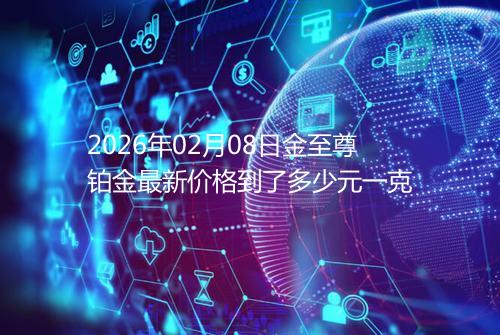 2026年02月08日金至尊铂金最新价格到了多少元一克