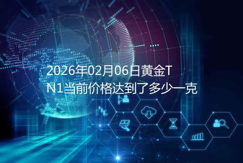 2026年02月06日黄金TN1当前价格达到了多少一克