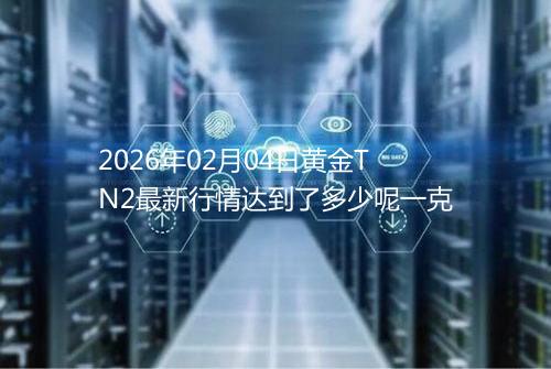 2026年02月04日黄金TN2最新行情达到了多少呢一克
