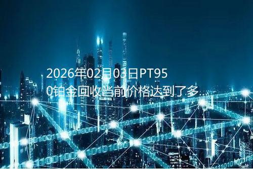 2026年02月03日PT950铂金回收当前价格达到了多少一克