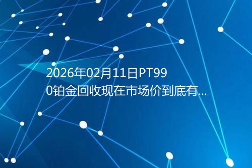 2026年02月11日PT990铂金回收现在市场价到底有多少钱一克