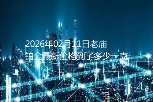 2026年02月11日老庙铂金最新价格到了多少一克
