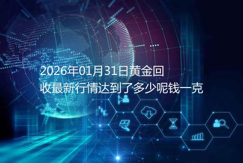 2026年01月31日黄金回收最新行情达到了多少呢钱一克
