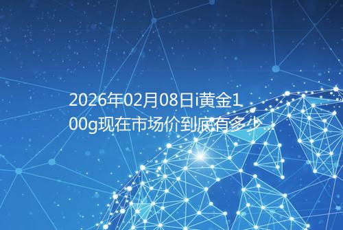 2026年02月08日i黄金100g现在市场价到底有多少一克