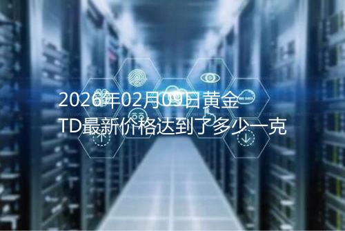 2026年02月09日黄金TD最新价格达到了多少一克