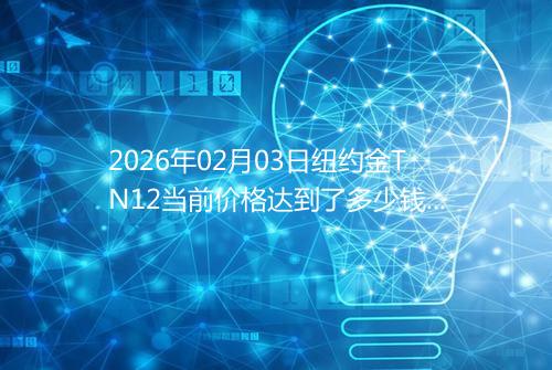 2026年02月03日纽约金TN12当前价格达到了多少钱一克
